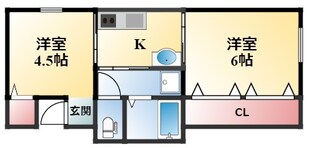 加藤マンションの物件間取画像